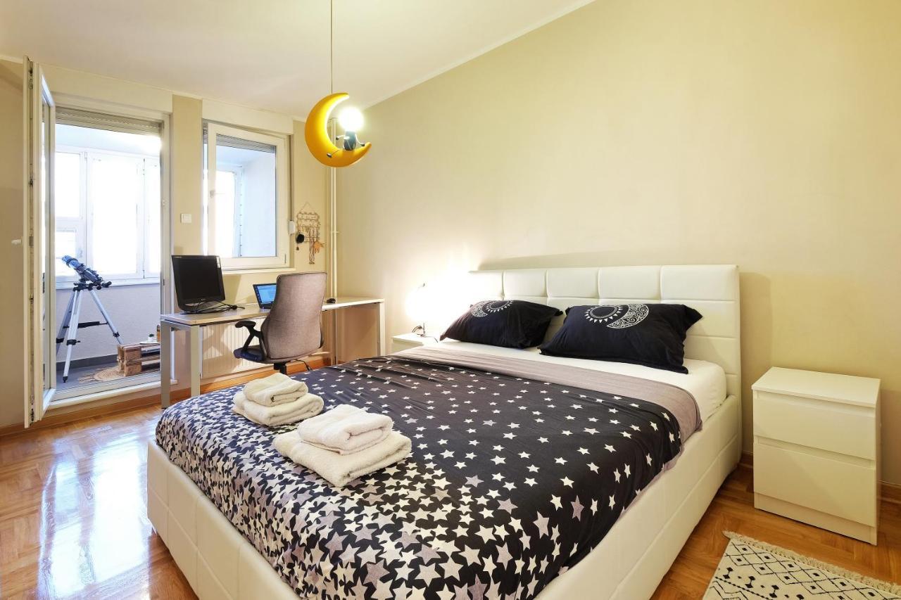 Sky City View Apartment & Big Terrace 베오그라드 외부 사진